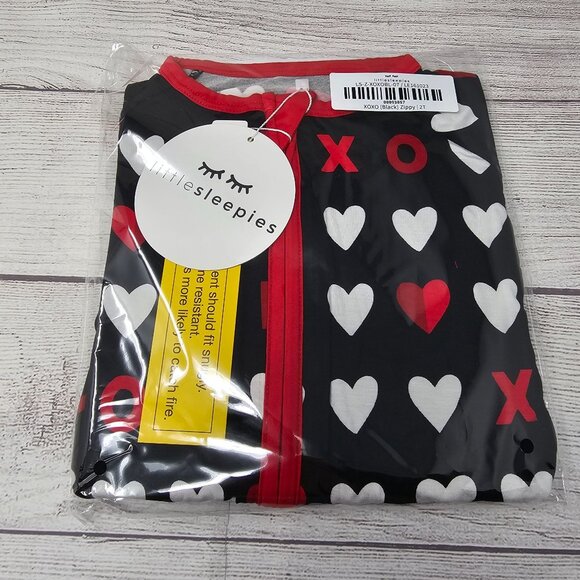 Little Sleepies Other - NIB Little Sleepies XOXO Black Zippy Size 2T